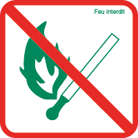 Logo feu interdit